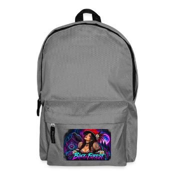 Neon Schwarzwald Pinup - Rucksack - Mittelgrau - Vorne