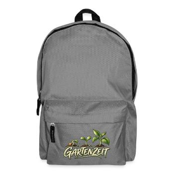 Gartenliebe Line Art Geschenk für Gärtner - Rucksack - Mittelgrau - Vorne