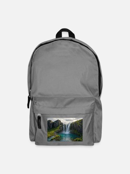 Wasserfallpfad - Rucksack - Mittelgrau