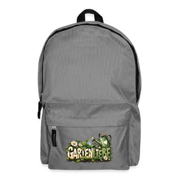 Gartenliebe mit Herz Liebevolle Geschenkidee  - Rucksack - Mittelgrau - Vorne