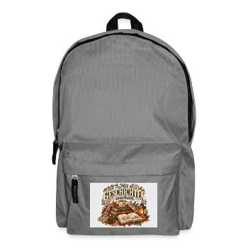 Mit Geschichten wachsen - Rucksack - Mittelgrau - Vorne