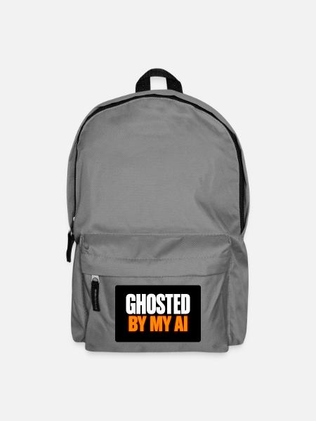 Geghostet von meiner KI - Rucksack - Mittelgrau