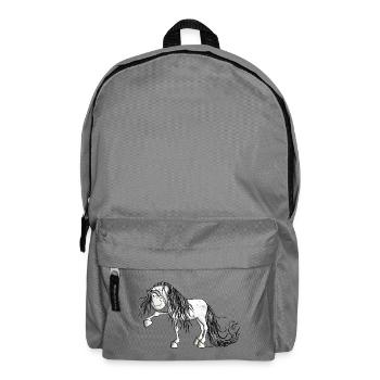 Lustiger Andalusier - Rucksack - Mittelgrau - Vorne