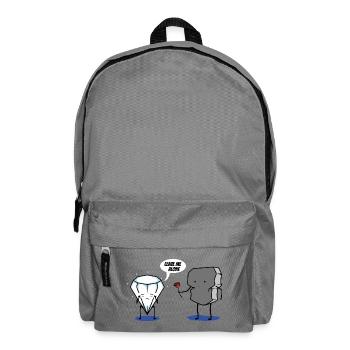 leave me alone - Backpack - elephant grey - Front