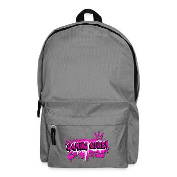 Gaming Queen Graffiti Design - Backpack - elephant grey - Front