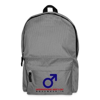 International Men's Day - Backpack - elephant grey - Front