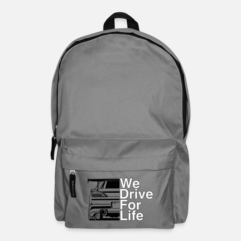 We drive for life Car Motive - Backpack - elephant grey