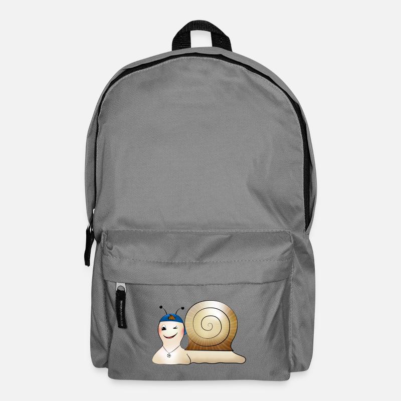 Nicki Schneck zwinkert cool - Rucksack - Mittelgrau