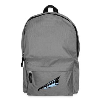 Wuppertal suspension railway colourful - Backpack - elephant grey - Front