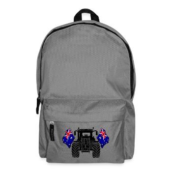Tracteur deux drapeaux Australie - Sac à dos - gris éléphant - Devant