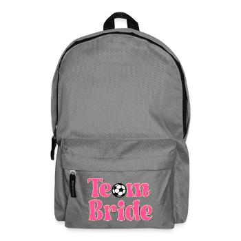 TEAM BRIDE PLAYING FOOTBALL - MARRIAGE - Backpack - elephant grey - Front