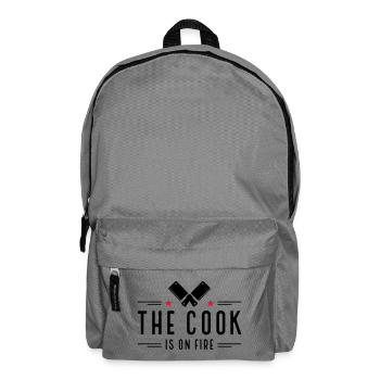 Cadeaux amusants pour les hommes qui aiment cuisiner - Sac à dos - gris éléphant - Devant