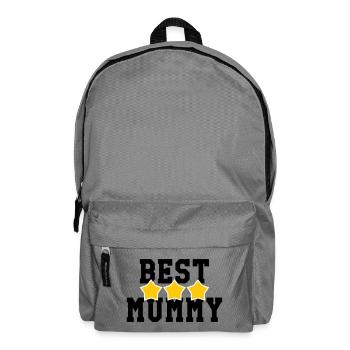 Best Mom - Mother's Day - Backpack - elephant grey - Front