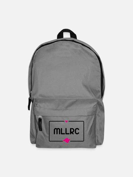 Mallorca "MLLRC" mit Herz und Landkarte - Rucksack - Mittelgrau