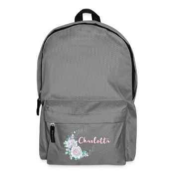 Für Charlotta - Rucksack - Mittelgrau - Vorne
