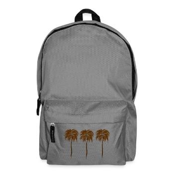 Three Palm Trees - Backpack - elephant grey - Front