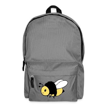 Cute Bee T-Shirt Funny Design Beekeeper - Backpack - elephant grey - Front