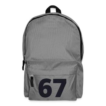 67 speaks youth language - Backpack - elephant grey - Front