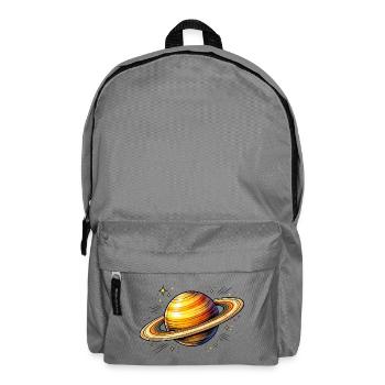 Planet Saturn - Backpack - elephant grey - Front