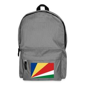 Farbgeometrie Streifen - Rucksack - Mittelgrau - Vorne