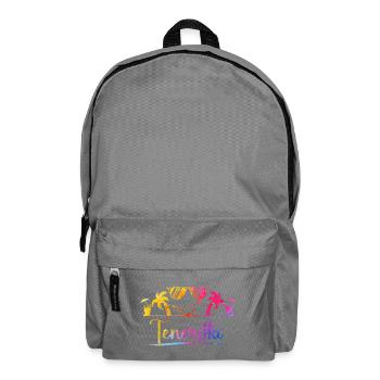 Tenerife sunny island Rainbow - Backpack - elephant grey - Front