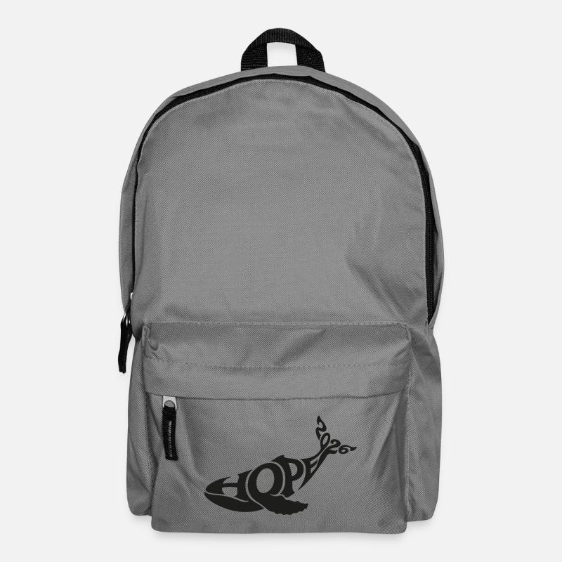 HOPE der Wal - Rucksack - Mittelgrau