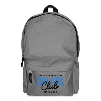 Cool Dads Club Member since 2026 Papa Geschenk - Rucksack - Mittelgrau - Vorne