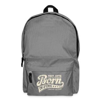Born in June 1976 - Geburtstag - Geschenk - Rucksack - Mittelgrau - Vorne