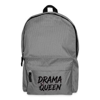 Drama Queen with Crown - Backpack - elephant grey - Front