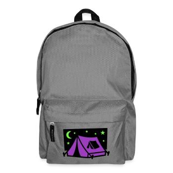 Logo de la soirée sous chapiteau du festival - Sac à dos - gris éléphant - Devant