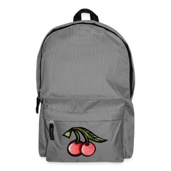 Vibrant Cherries Aquarell Duo - Rucksack - Mittelgrau - Vorne
