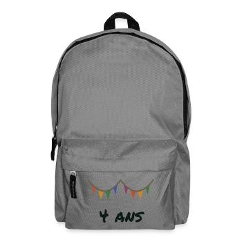4. 4 JAHRE. 4. JUBILÄUM. 4 JAHRESJUBILÄUM - Rucksack - Mittelgrau - Vorne