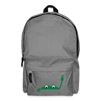 Frog face - Rucksack - Mittelgrau - Vorne