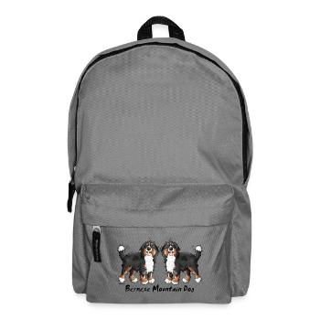 Drôle Bouvier Bernois - Chien - Chiens - Sac à dos - gris éléphant - Devant