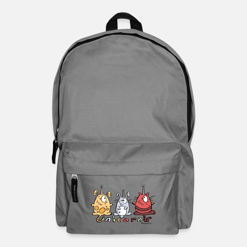 Einhorn Trio - Rucksack - Mittelgrau