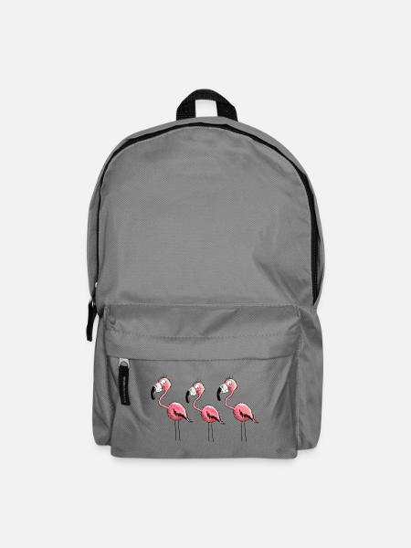 Flamingo Trio - Rucksack - Mittelgrau