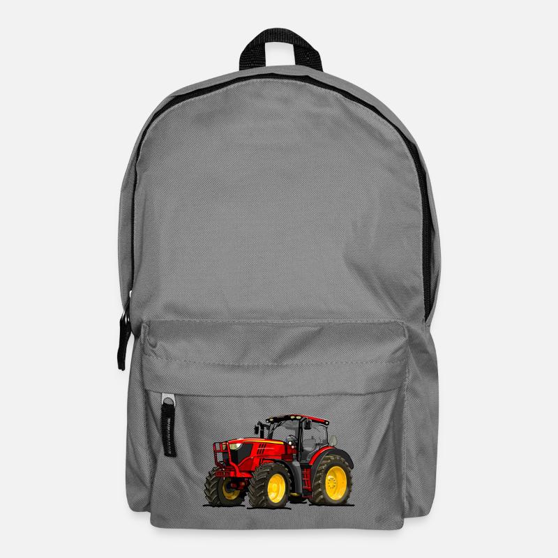 Tractor red - Backpack - elephant grey