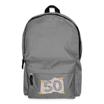 50. Geburtstag - Rucksack - Mittelgrau - Vorne