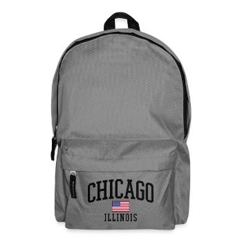 Chicago Illinois - Backpack - elephant grey - Front