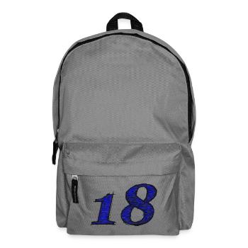 beliebte Geburtstagsgeschenke 18, GB, volljährig - Rucksack - Mittelgrau - Vorne
