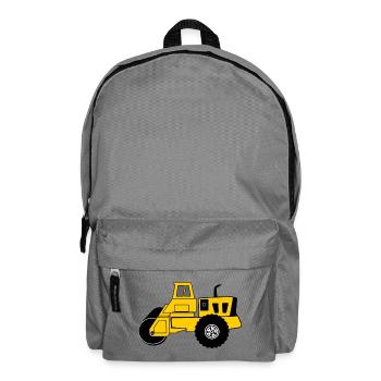 Yellow Roller machine - Backpack - elephant grey - Front