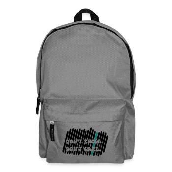 don't care - Rucksack - Mittelgrau - Vorne