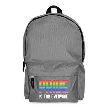 LGBT Pride Month - Pride ist für alle da - Rucksack - Mittelgrau - Vorne