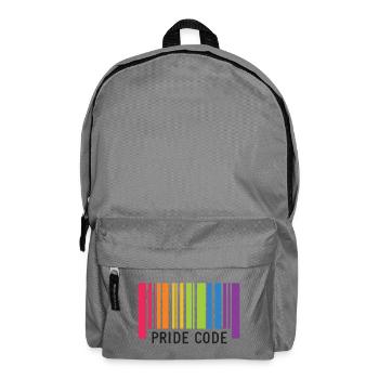 LGBT Pride Monat - Pride Code - Rucksack - Mittelgrau - Vorne