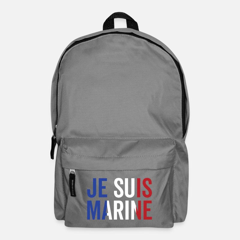 Je suis Marine - Sac à dos - gris éléphant