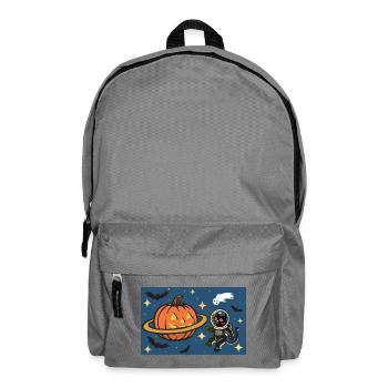 Halloween planet - Backpack - elephant grey - Front