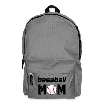 Maman de baseball - Sac à dos - gris éléphant - Devant