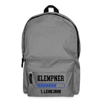 Apprentissage de plombier 1ère année d’apprentissage de plombier - Sac à dos - gris éléphant - Devant