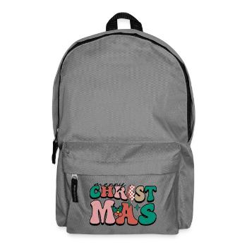 Christmas - Rucksack - Mittelgrau - Vorne