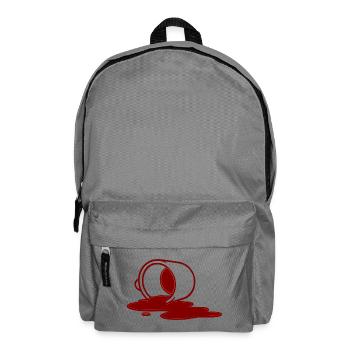 Kaffee Becher Umkippen - Rucksack - Mittelgrau - Vorne